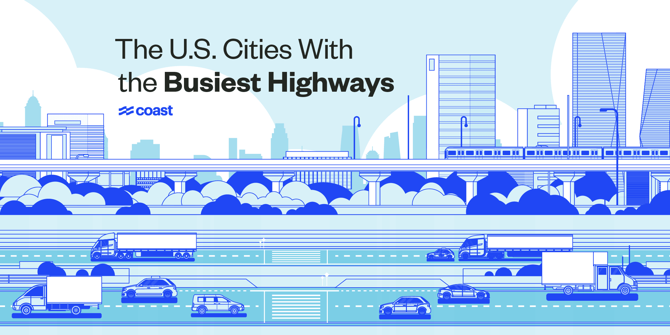 Header image for a blog about the busiest American highways.